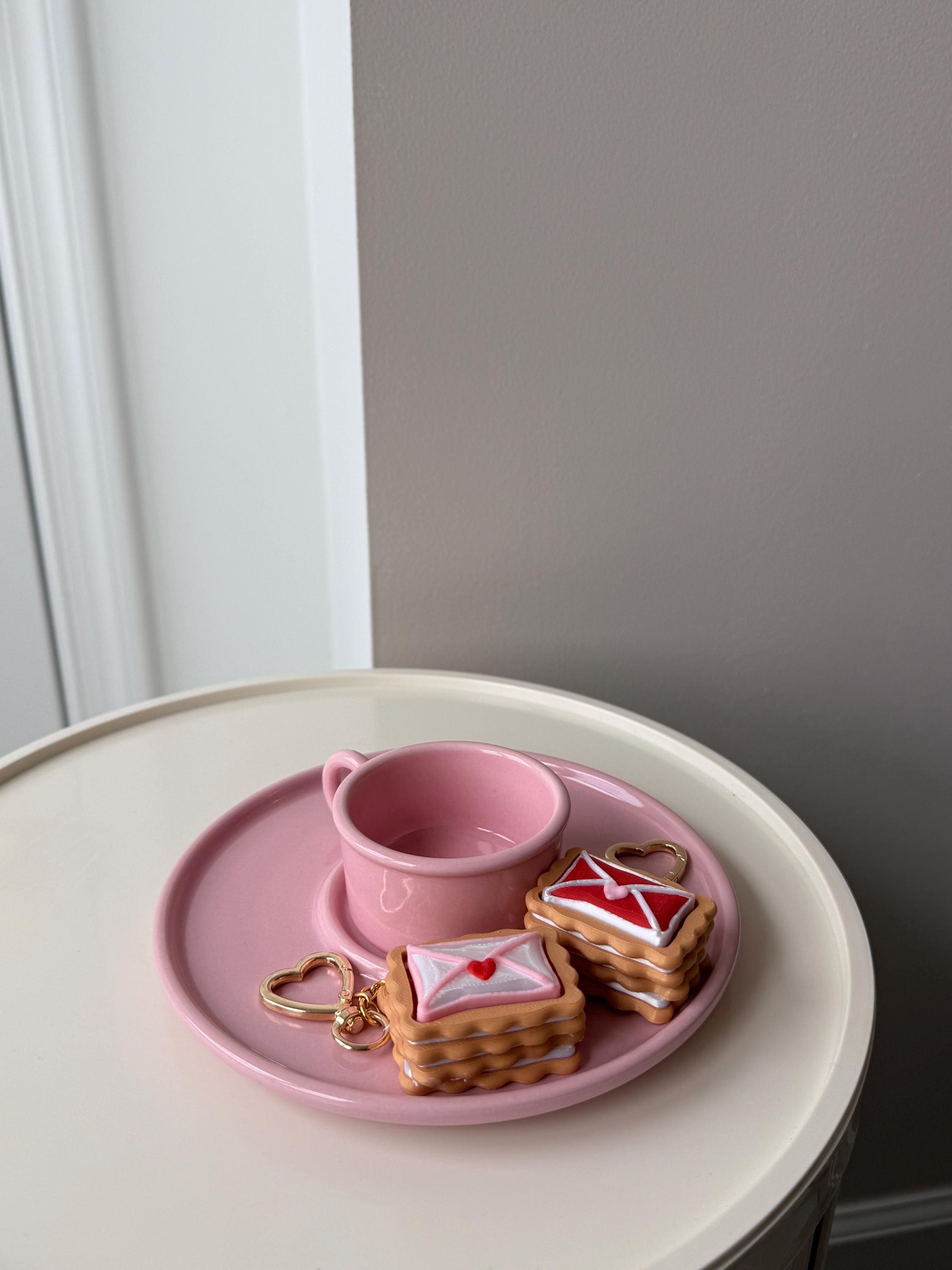 Love Letter Cookie Clicker Fidget | Valentine Envelope Desk Toy | Cute 3D Printed Clicker