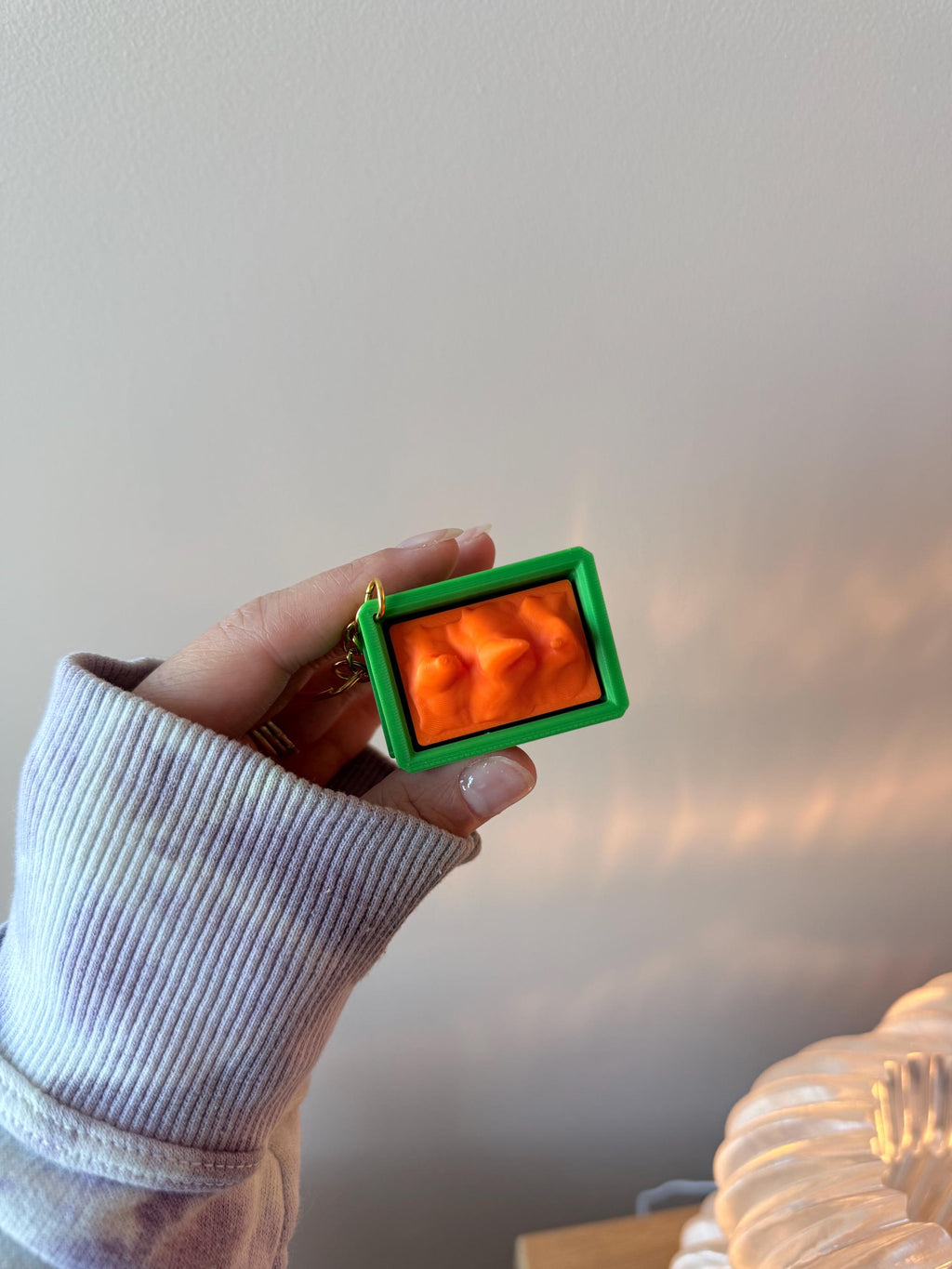 Dumpster Fire Clicker Fidget | Funny 3D Printed Stress Relief Clicker