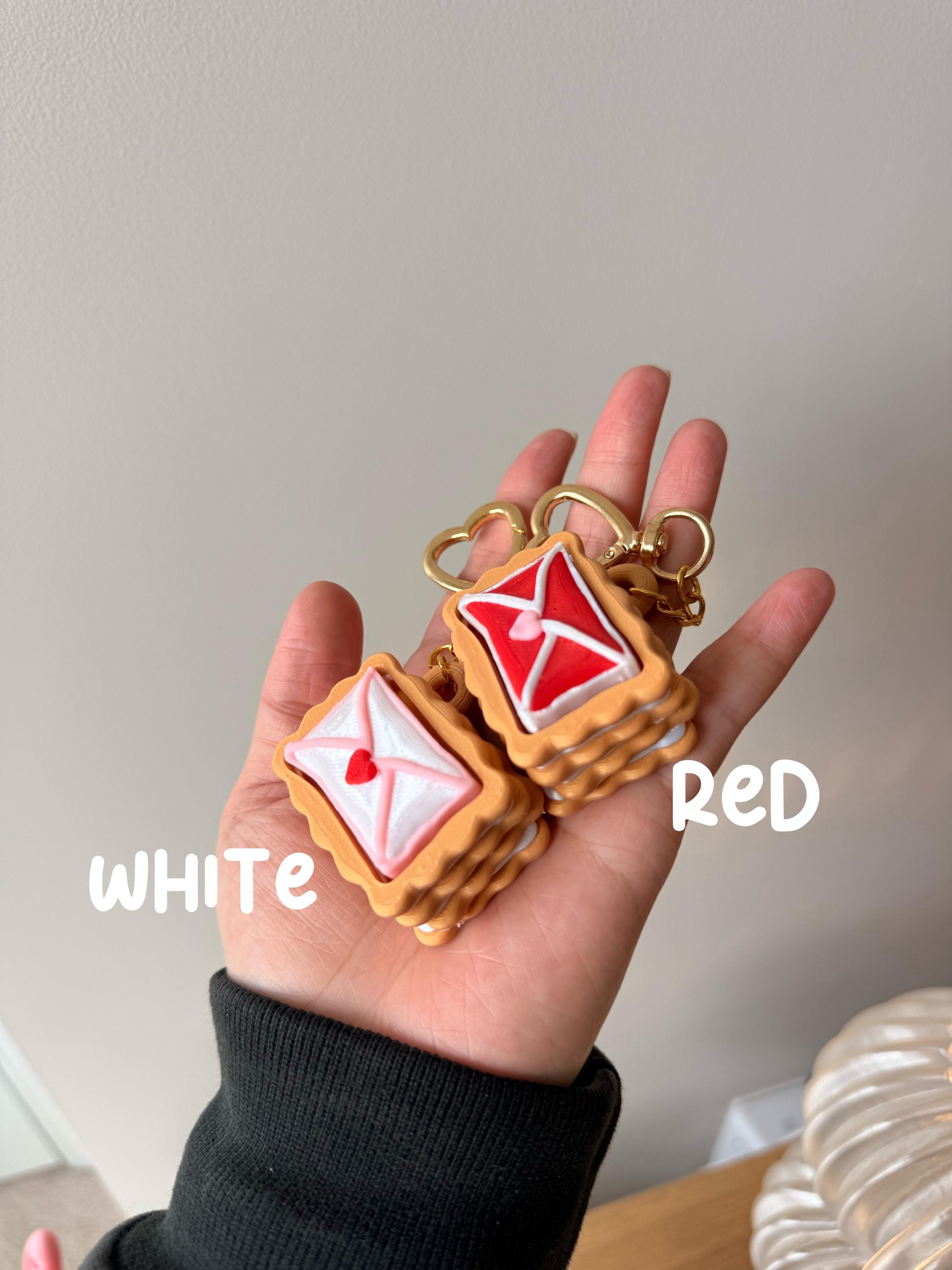 Love Letter Cookie Clicker Fidget | Valentine Envelope Desk Toy | Cute 3D Printed Clicker