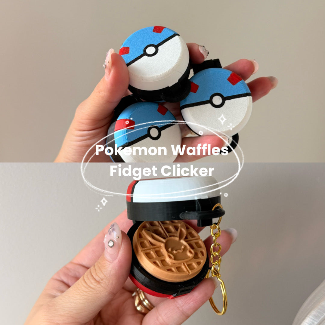 Pokémon Clicker Fidget – Now Available in Blue Great Ball!